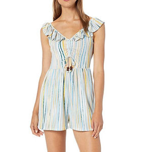 Bcbgeneration Cutout Striped Romper